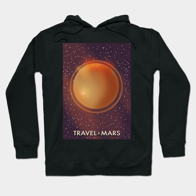 Travel to Mars Hoodie by nickemporium1